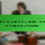 Competitor Marketing Strategies: Analysis, Differentiation and Insights