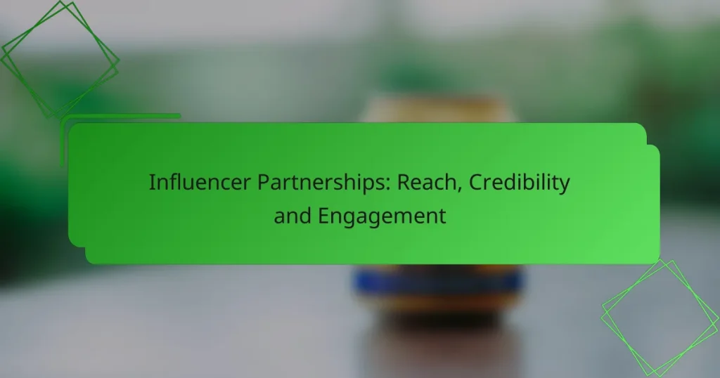Influencer Partnerships: Reach, Credibility and Engagement