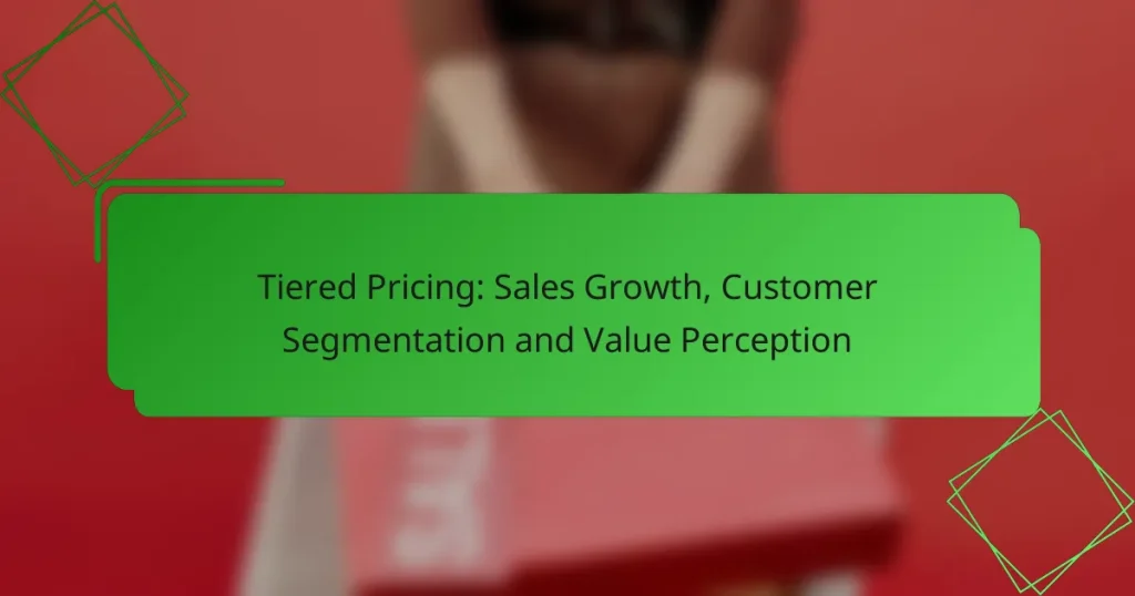 Tiered Pricing: Sales Growth, Customer Segmentation and Value Perception