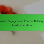 Webinars: Engagement, Content Delivery and Lead Generation